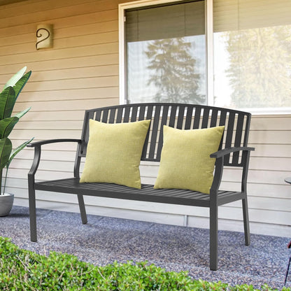 Marcytop Garden Bench, Gray