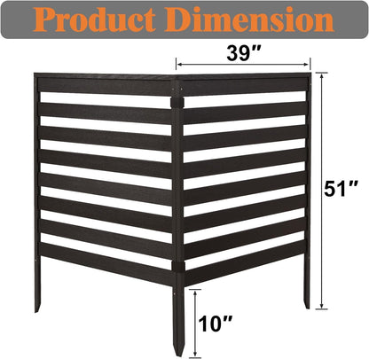 Marcytop Outdoor Privacy Screen with Heavy Duty Stakes