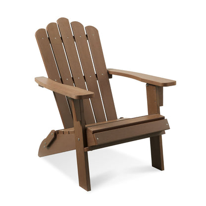 Marcytop Folding Adirondack Chair Brown